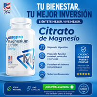Citrato De Magnesio 500mg X 100 Caps